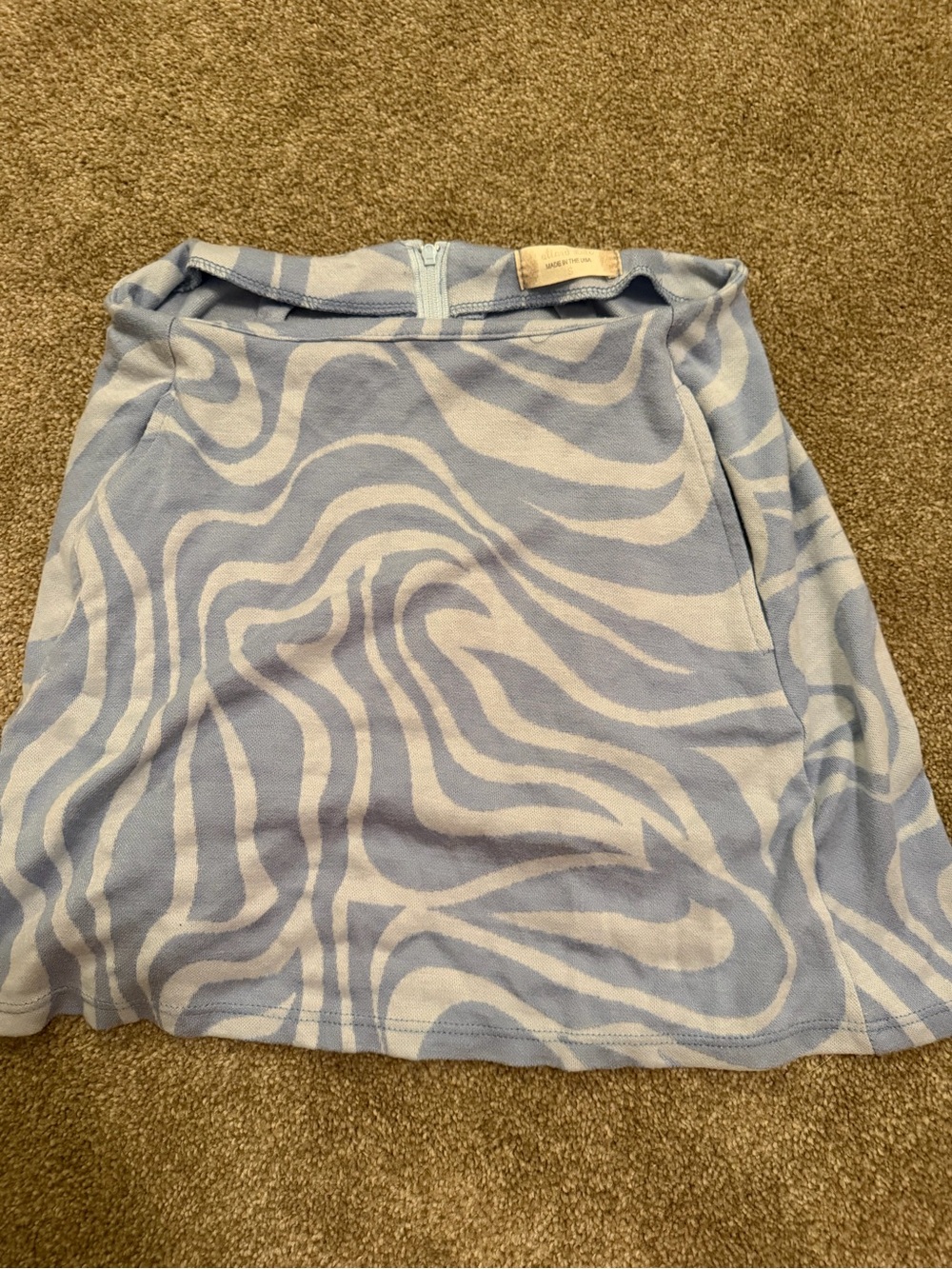 Altar’d State Wave Print Mini Skirt